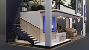 4- مشروع تصميم هندسي مبتكر جناح شركة رواف منى - نخبة المبتكرون