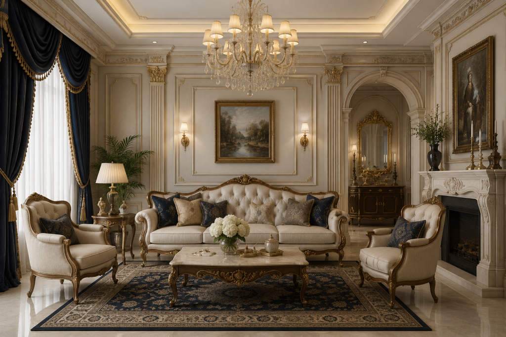 الطراز الكلاسيكي في التصميم الداخلي - نخبة المبتكرون